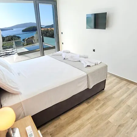 Vilă Impressive Sea View Lefkada | 2 Bedrooms | Polytelis | Panoramic Sea Views & Private Pool | Perigiali *